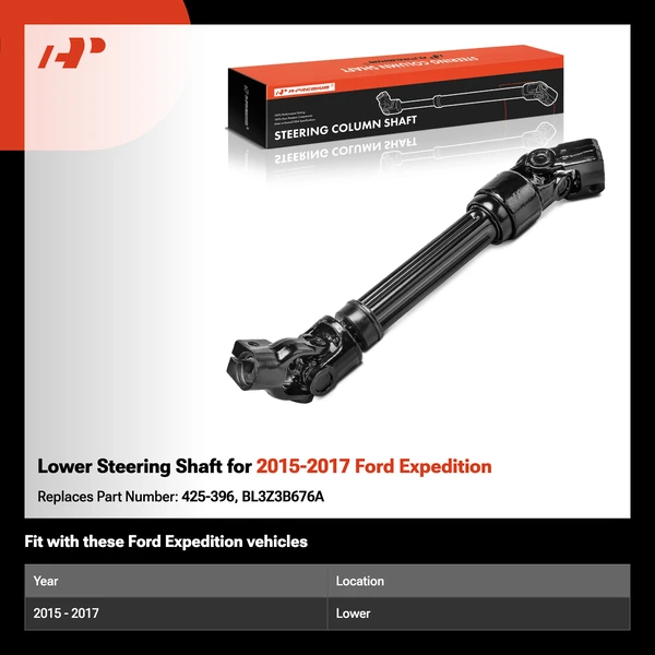 Lower Steering Shaft for 2015-2017 Ford Expedition