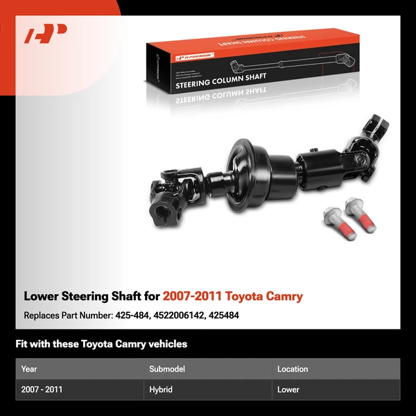 Lower Steering Shaft for 2007-2011 Toyota Camry