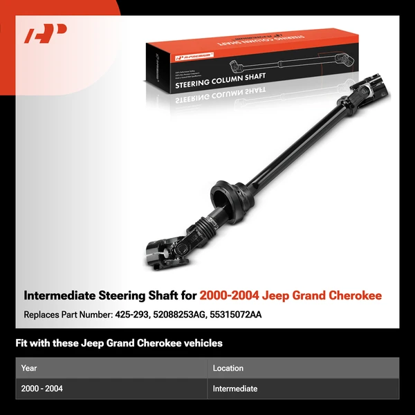 Intermediate Steering Shaft for 2000-2004 Jeep Grand Cherokee