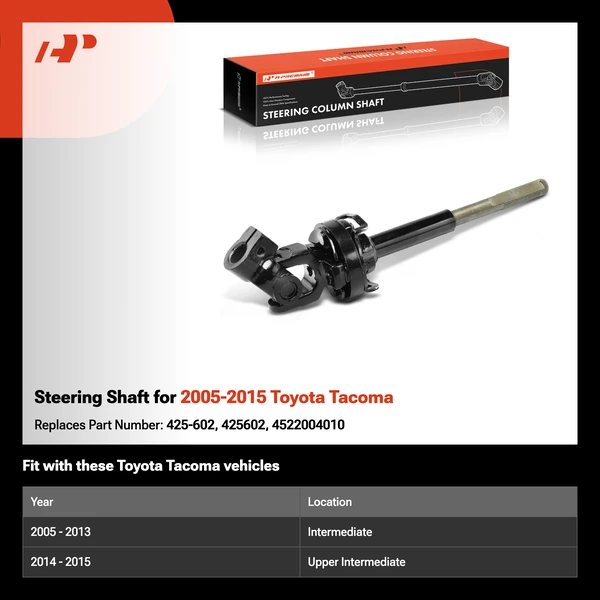 Steering Shaft for 2005-2015 Toyota Tacoma