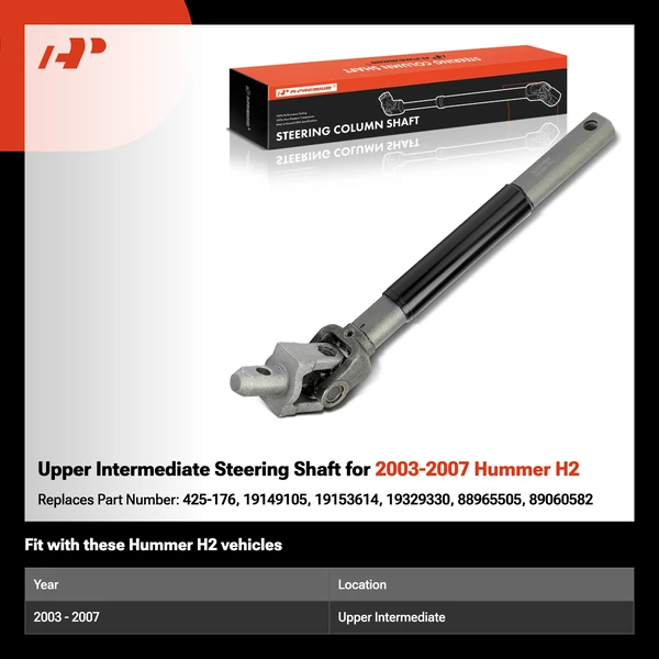 Upper Intermediate Steering Shaft for 2003-2007 Hummer H2