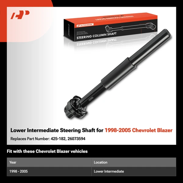 Lower Intermediate Steering Shaft for 1998-2005 Chevrolet Blazer
