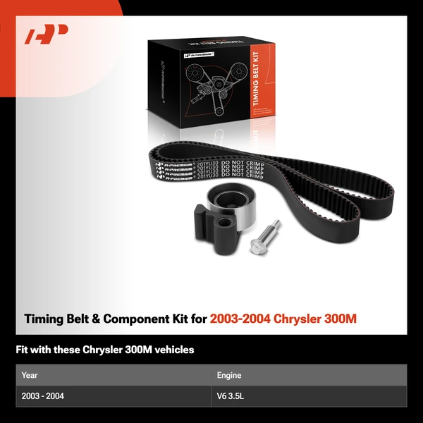 Timing Belt & Component Kit for 2003-2004 Chrysler 300M