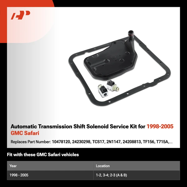 Automatic Transmission Shift Solenoid Service Kit for 1998-2005 GMC Safari