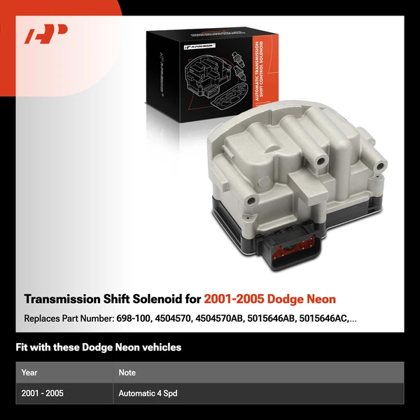 Transmission Shift Solenoid for 2001-2005 Dodge Neon