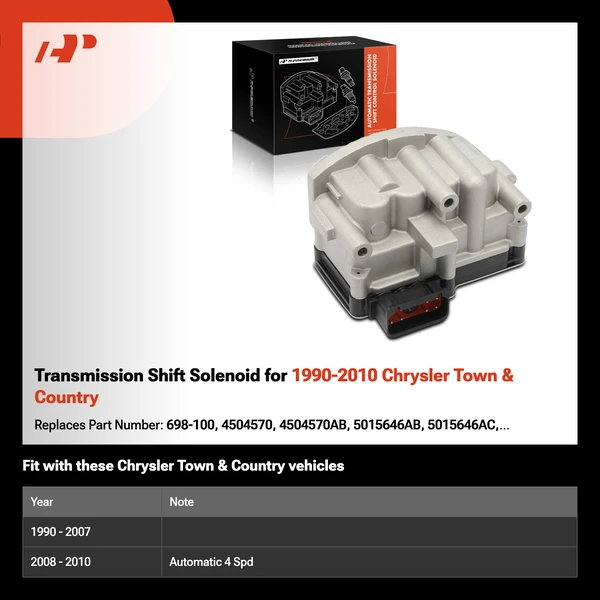 Transmission Shift Solenoid for 1990-2010 Chrysler Town & Country
