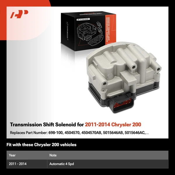 Transmission Shift Solenoid for 2011-2014 Chrysler 200