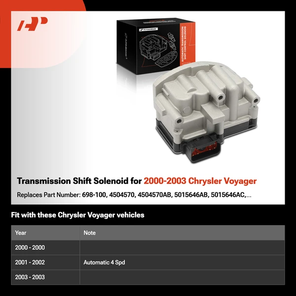 Transmission Shift Solenoid for 2000-2003 Chrysler Voyager