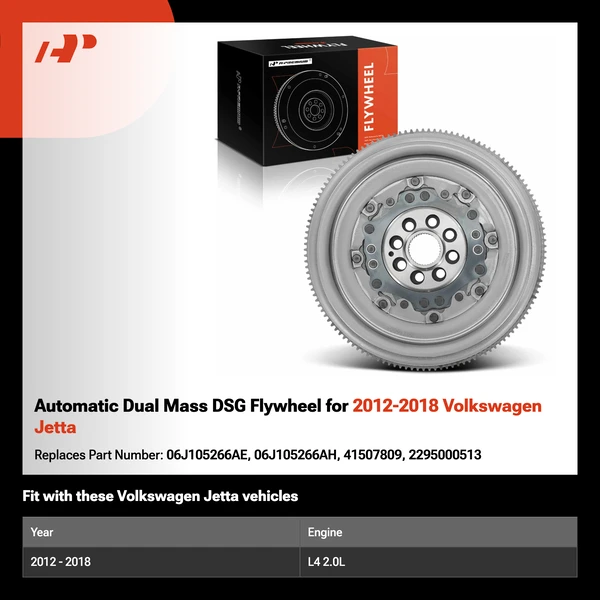 Automatic Dual Mass DSG Flywheel for 2012-2018 Volkswagen Jetta