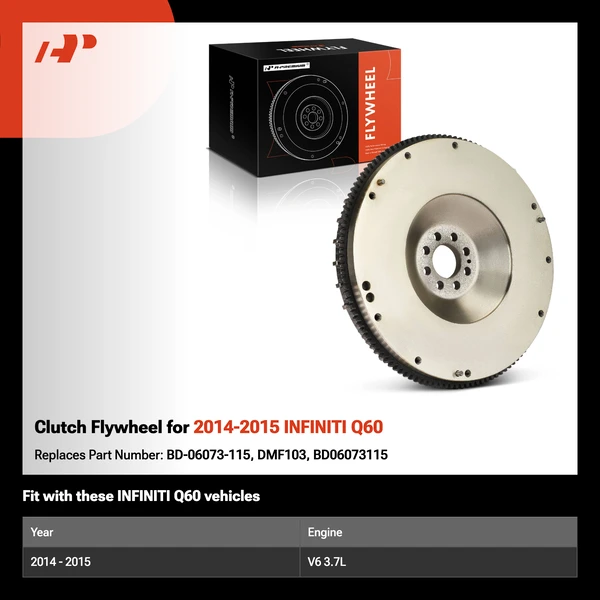 Clutch Flywheel for 2014-2015 INFINITI Q60