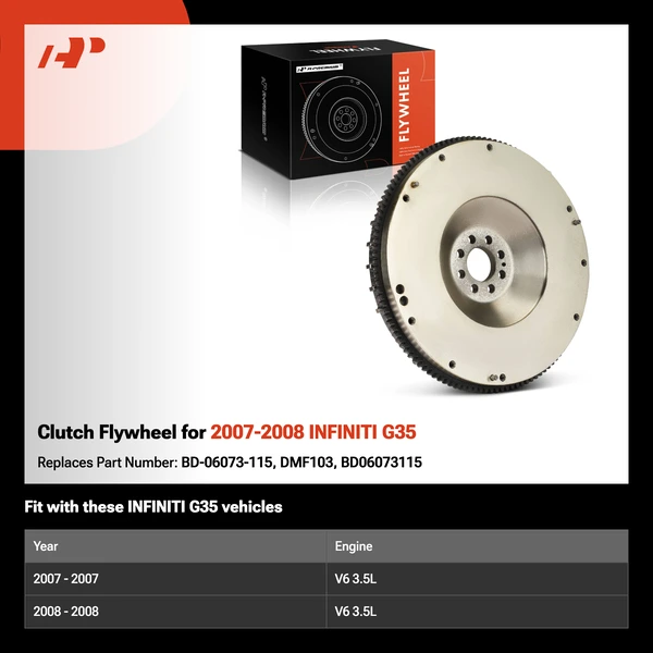 Clutch Flywheel for 2007-2008 INFINITI G35