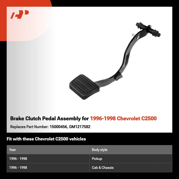 Brake Clutch Pedal Assembly for 1996-1998 Chevrolet C2500