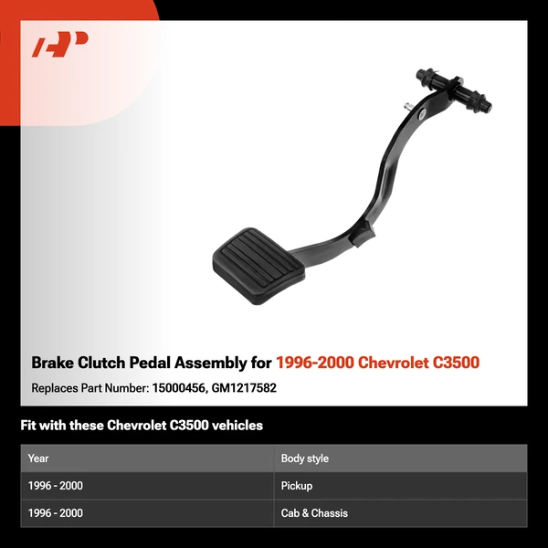 Brake Clutch Pedal Assembly for 1996-2000 Chevrolet C3500
