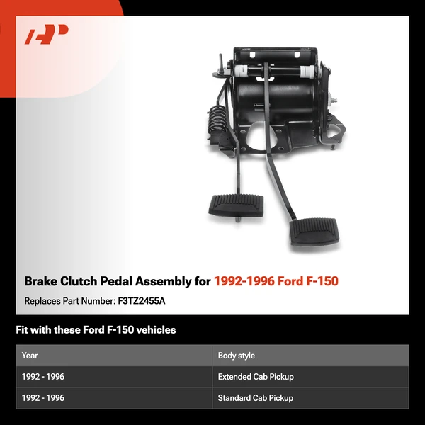 Brake Clutch Pedal Assembly for 1992-1996 Ford F-150