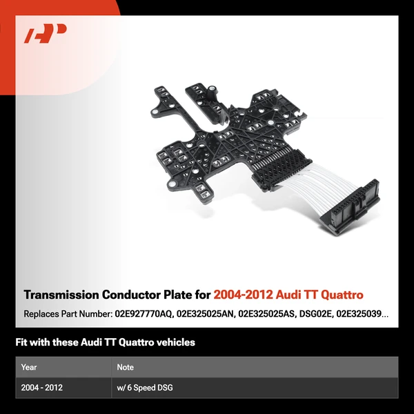 Transmission Conductor Plate for 2004-2012 Audi TT Quattro