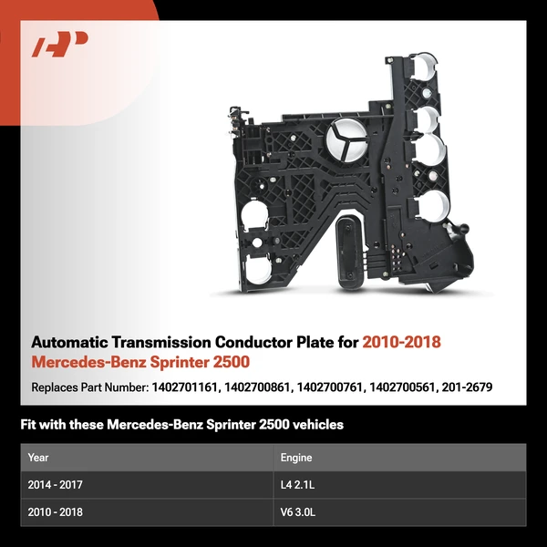 Automatic Transmission Conductor Plate for 2010-2018 Mercedes-Benz Sprinter 2500