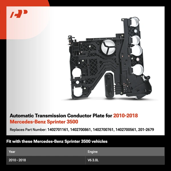 Automatic Transmission Conductor Plate for 2010-2018 Mercedes-Benz Sprinter 3500