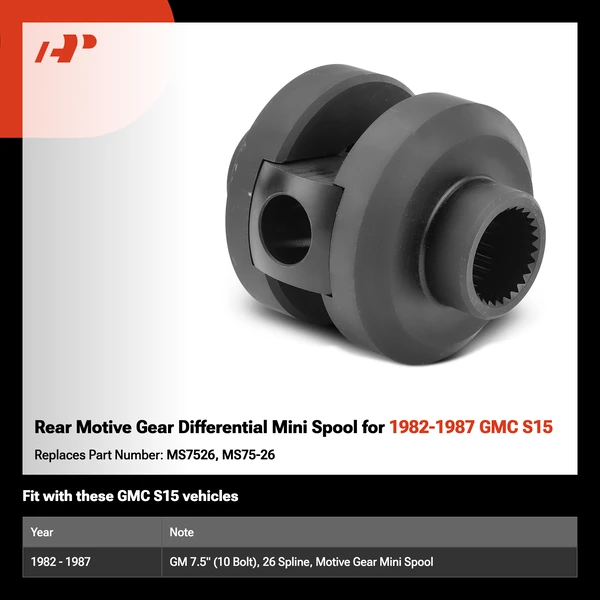 Rear Motive Gear Differential Mini Spool for 1982-1987 GMC S15