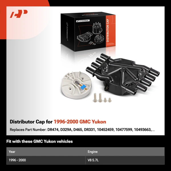 Distributor Cap for 1996-2000 GMC Yukon