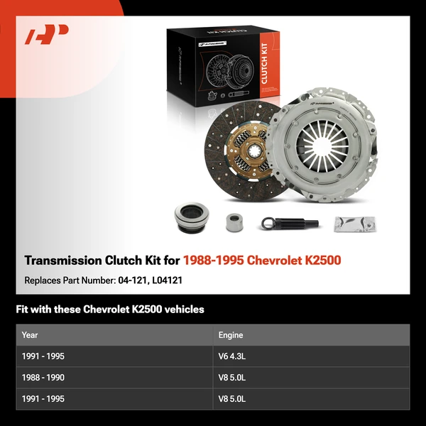 Transmission Clutch Kit for 1988-1995 Chevrolet K2500
