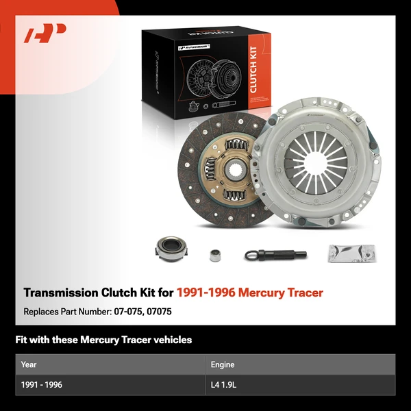 Transmission Clutch Kit for 1991-1996 Mercury Tracer