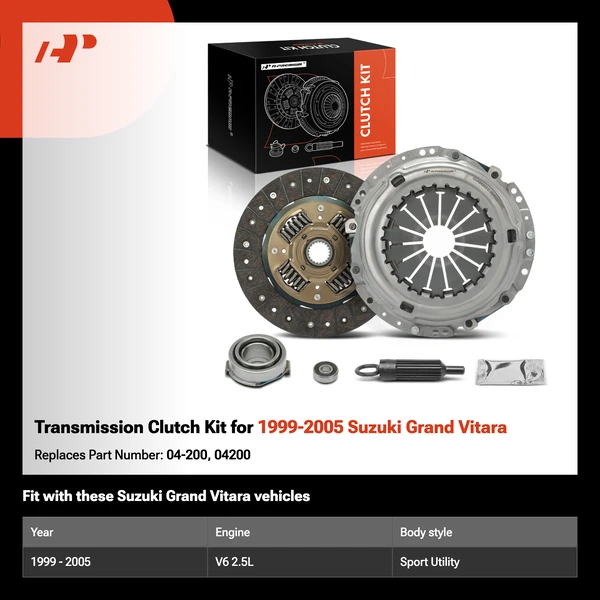 Transmission Clutch Kit for 1999-2005 Suzuki Grand Vitara