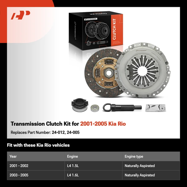 Transmission Clutch Kit for 2001-2005 Kia Rio