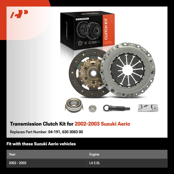 Transmission Clutch Kit for 2002-2003 Suzuki Aerio