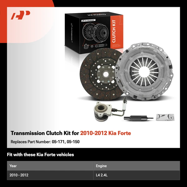 Transmission Clutch Kit for 2010-2012 Kia Forte