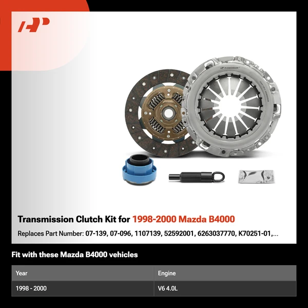 Transmission Clutch Kit for 1998-2000 Mazda B4000