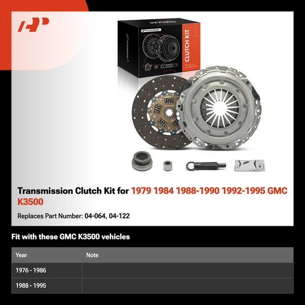 Transmission Clutch Kit for 1979 1984 1988-1990 1992-1995 GMC K3500