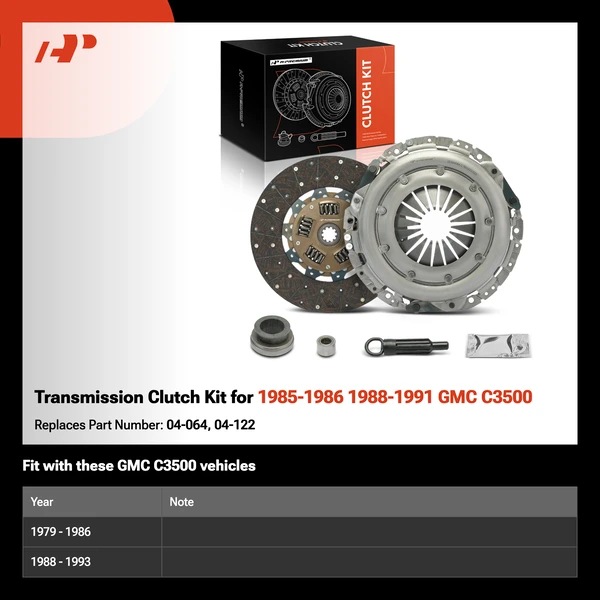 Transmission Clutch Kit for 1985-1986 1988-1991 GMC C3500