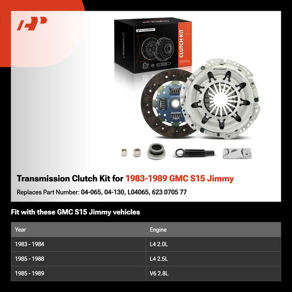 Transmission Clutch Kit for 1983-1989 GMC S15 Jimmy