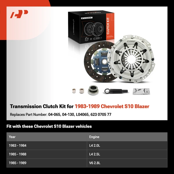 Transmission Clutch Kit for 1983-1989 Chevrolet S10 Blazer