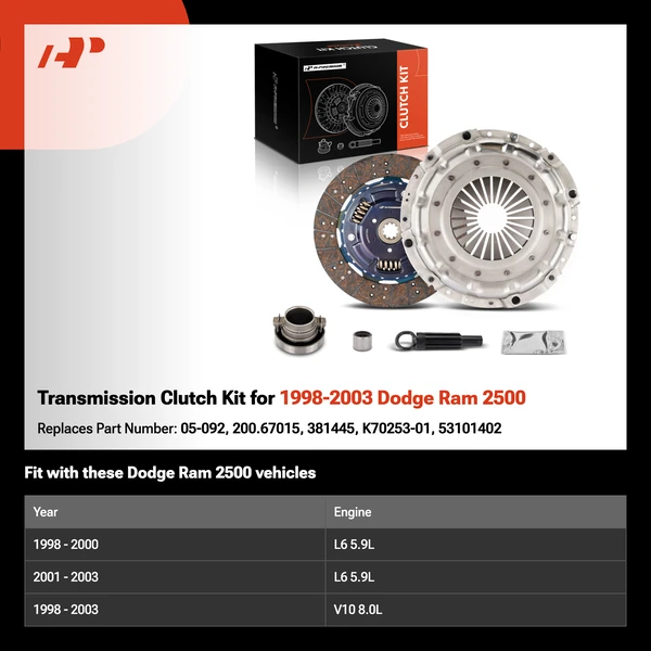 Transmission Clutch Kit for 1998-2003 Dodge Ram 2500