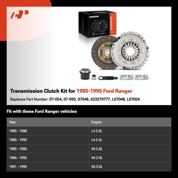 Transmission Clutch Kit for 1985-1995 Ford Ranger