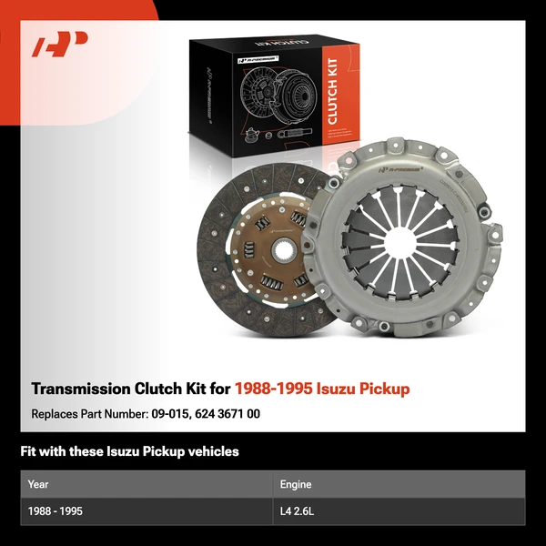 Transmission Clutch Kit for 1988-1995 Isuzu Pickup