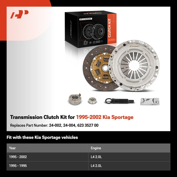 Transmission Clutch Kit for 1995-2002 Kia Sportage