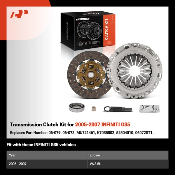 Transmission Clutch Kit for 2005-2007 INFINITI G35