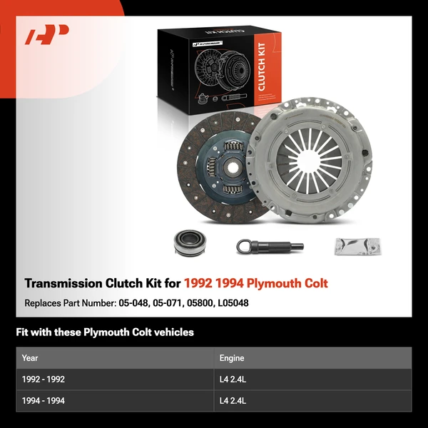 Transmission Clutch Kit for 1992 1994 Plymouth Colt