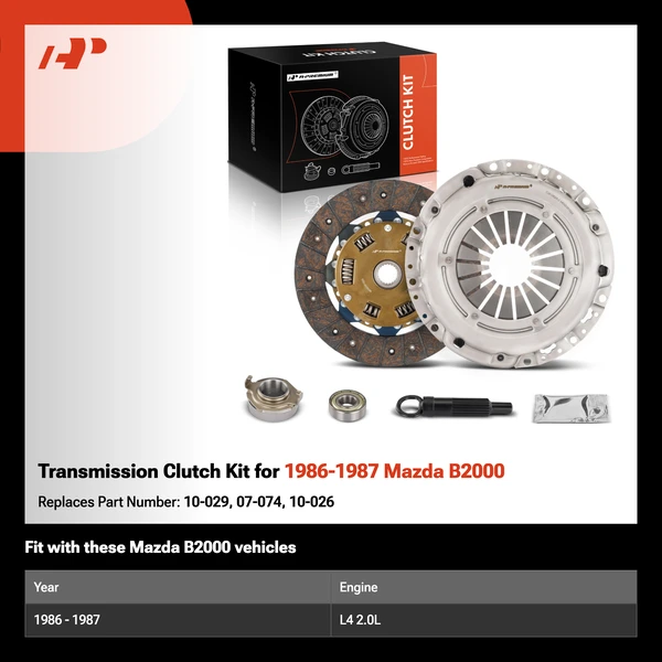 Transmission Clutch Kit for 1986-1987 Mazda B2000