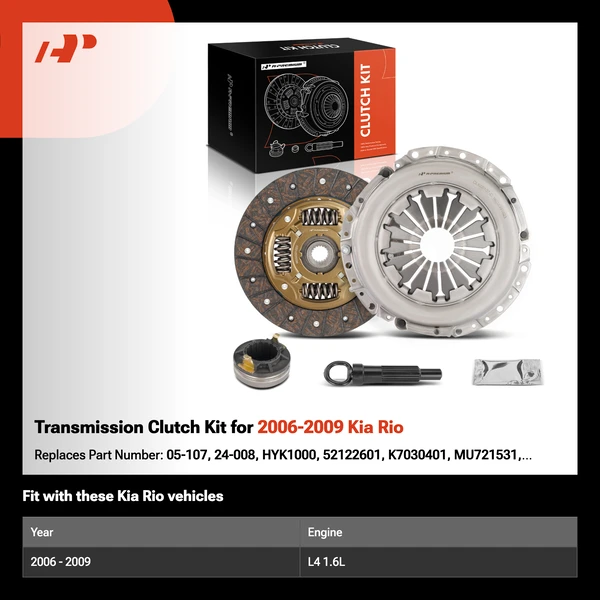Transmission Clutch Kit for 2006-2009 Kia Rio