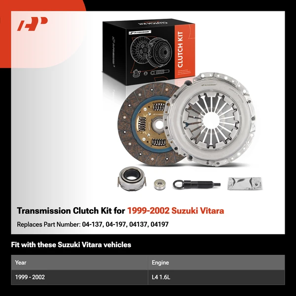 Transmission Clutch Kit for 1999-2002 Suzuki Vitara