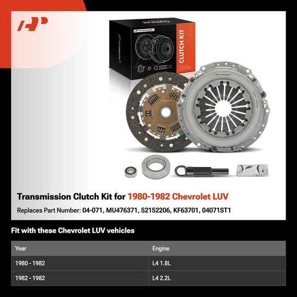 Transmission Clutch Kit for 1980-1982 Chevrolet LUV