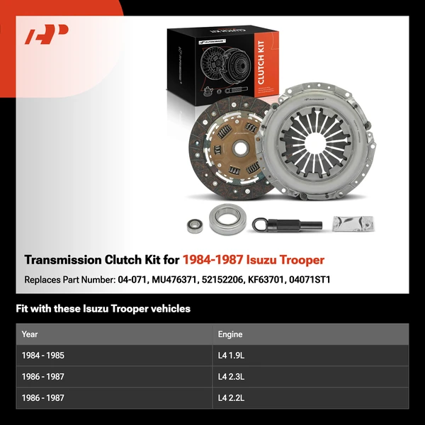Transmission Clutch Kit for 1984-1987 Isuzu Trooper
