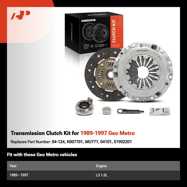 Transmission Clutch Kit for 1989-1997 Geo Metro