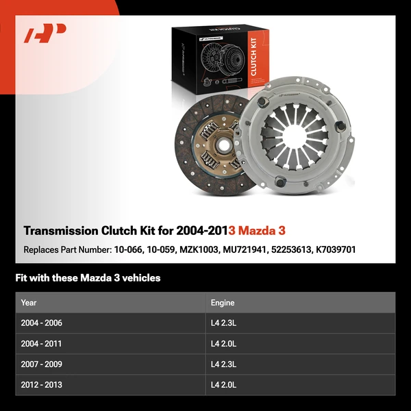 Transmission Clutch Kit for 2004-2013 Mazda 3