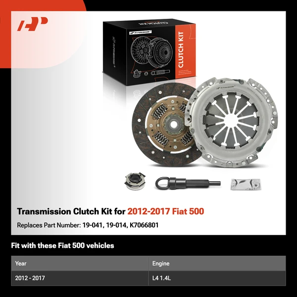 Transmission Clutch Kit for 2012-2017 Fiat 500