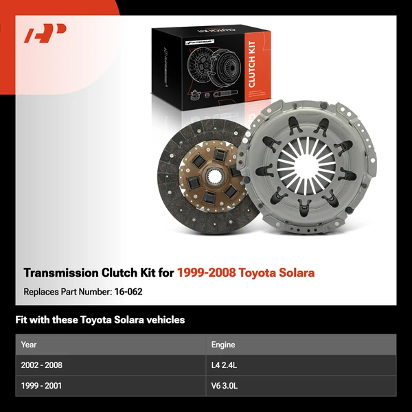 Transmission Clutch Kit for 1999-2008 Toyota Solara