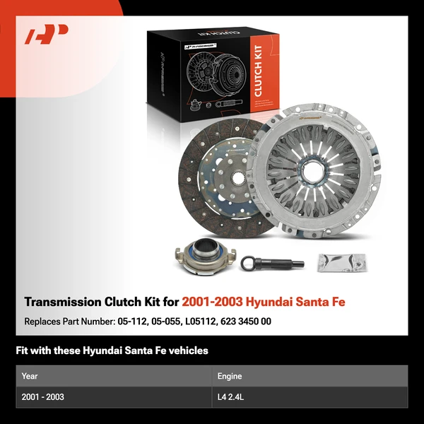 Transmission Clutch Kit for 2001-2003 Hyundai Santa Fe